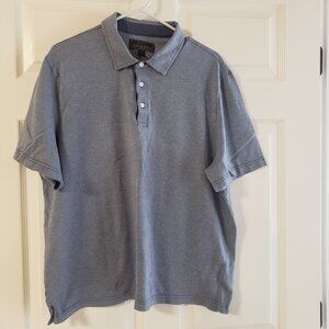 JoS. A Bank Reserve Men's Polo Traditional‎ Fit Pima Cotton Blue Size XXL